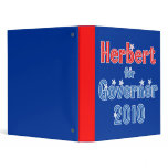 Gary Herbert for Governor 2010 Star Design binders