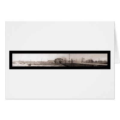 Gary Indiana Steel Photo 1910 Greeting Card by lc_panoramicphotos
