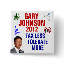 Gary Johnson 2012 Pin