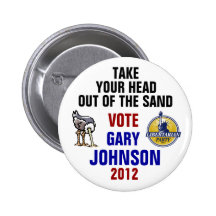 Gary Johnson 2012 button