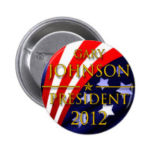 Gary Johnson 2012 Presidential Button
