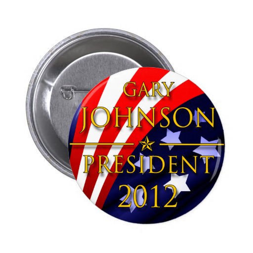 Gary Johnson 2012 Presidential Button