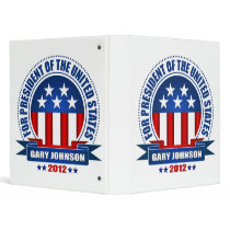 Gary Johnson Vinyl Binder