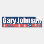 Gary Johnson for President Bumper Sticker