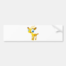 Gary The Gazelle Bumper Sticker