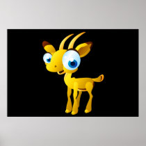 Gary The Gazelle Print
