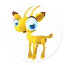 Gary The Gazelle Stickers