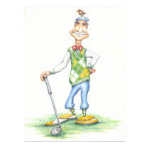 Gary the golfer poster posters by Beautiful_Things Gary the golfer poster posters