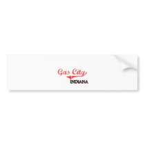 Gas City Indiana City Classic Bumper Sticker