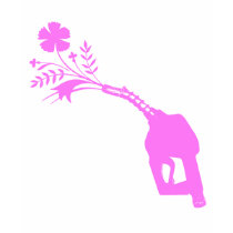 Gas Flowers pink t-shirts by treehuggers Gas Flowers pink t-shirts