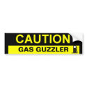  GAS GUZZLER bumper stickers