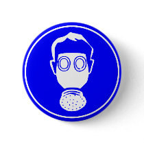 Gas Mask buttons by twelfthhouse Gas Mask buttons
