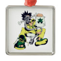 gas mask hippie cannibus high funny vector
