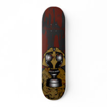 Gas Mask King Zombie Skateboards by mannysThoughts Gas Mask King Zombie Skateboards