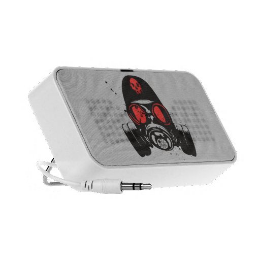 Gas Mask Laptop Speakers