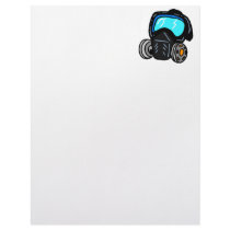 Gas Mask Customized Letterhead