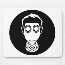 Gas Mask Mouse Pad