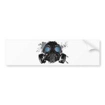 GAS_MASK_PROTECTION BUMPER STICKER