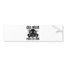 GAS_MASK_PROTECTION BUMPER STICKER