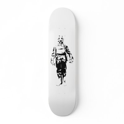 Gas mask shape skateboards by wagnerm25