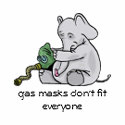 Gas Masks Sticker sticker