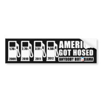 Gas Prices - Anybody but Obama Bumper Stickers