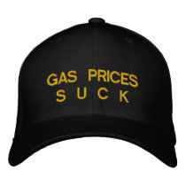 GAS PRICESS U C K embroidered hats