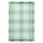 Gas Pump Milk Glass Plaid Stationery