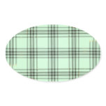 Gas Pump Milk Glass Plaid stickers