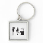 Gas Pump Robbery Keychains