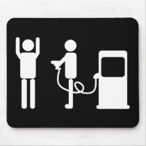 Gas Pump Robbery Mousepad