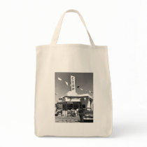 Gas Station and Cars Vintage Minneapolis Minnesota Bag