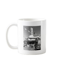 Gas Station and Cars Vintage Minneapolis Minnesota Coffee Mugs