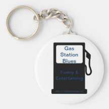 Gas Station Blues Keychain