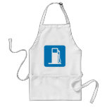 Gas Station Highway Sign aprons