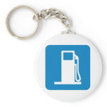 Gas Station Highway Sign keychains