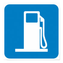 Gas Station Highway Sign posters