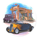 Gas Station Hot Rod Stickers