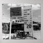 Gas station price analysis Poster posters