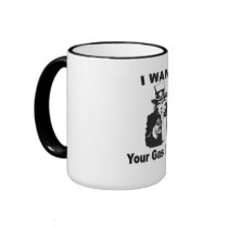 Gas Theif Mug by calroofer Gas Theif Mug