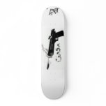 GAsa guns shooting gun white Skateboard