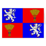 Gascogne, France flag Cards
