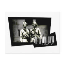 gasmask (postcard)