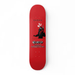 gasmask skate board deck