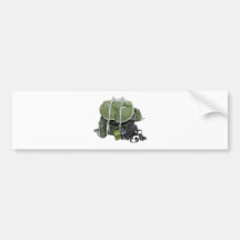 GasMaskBackpack052409 Bumper Sticker