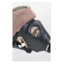GasMaskMilitaryHat052409 Personalized Stationery