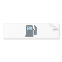 Gasoline pump gas petrol pump bumper stickers