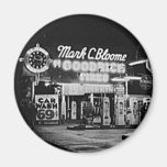 Gasoline Station Hollywood California Vintage 1942 Refrigerator Magnet