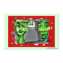 Gasps Pumps canvas prints