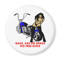 Gass Ass Grass magnets by WhiteTiger_LLC Gass Ass Grass magnets